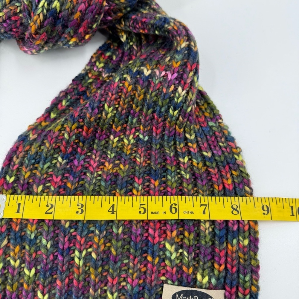 Mark Reed Multi Color Scarf - 9” x “66 - Picture 8 of 9